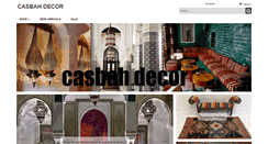 Desktop Screenshot of casbahdecor.com